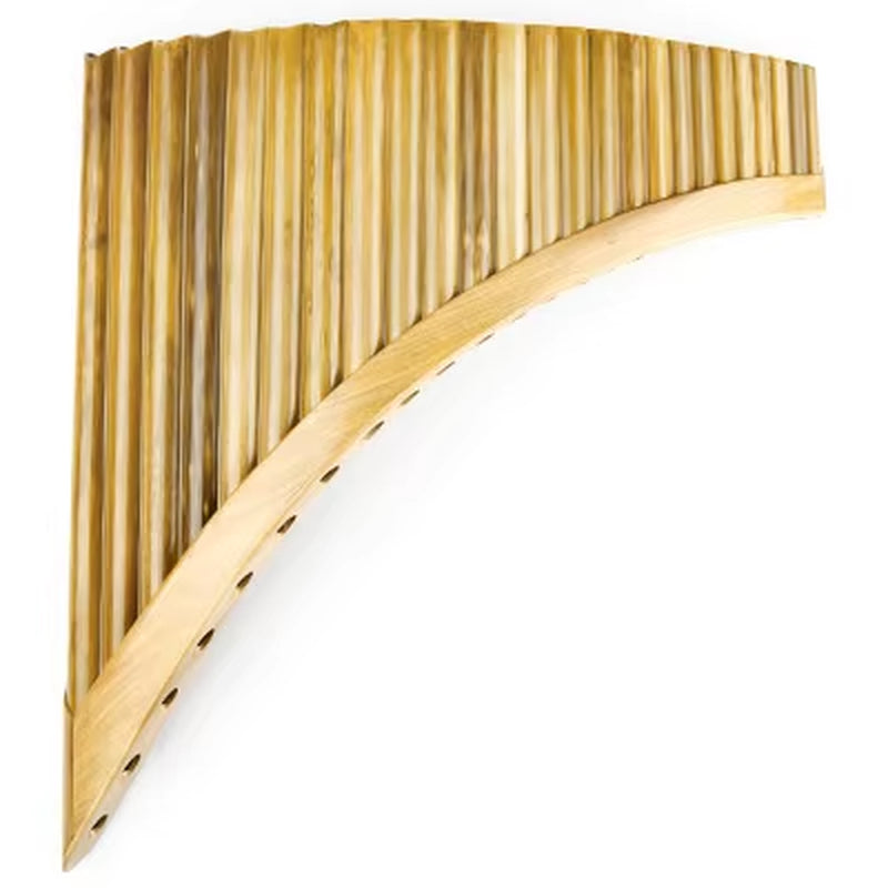 Traditional Musical Instrument with Bamboo Spots G Key Panflute High Quality Pan Pipes Water Bamboo Instrument 25 Pipes