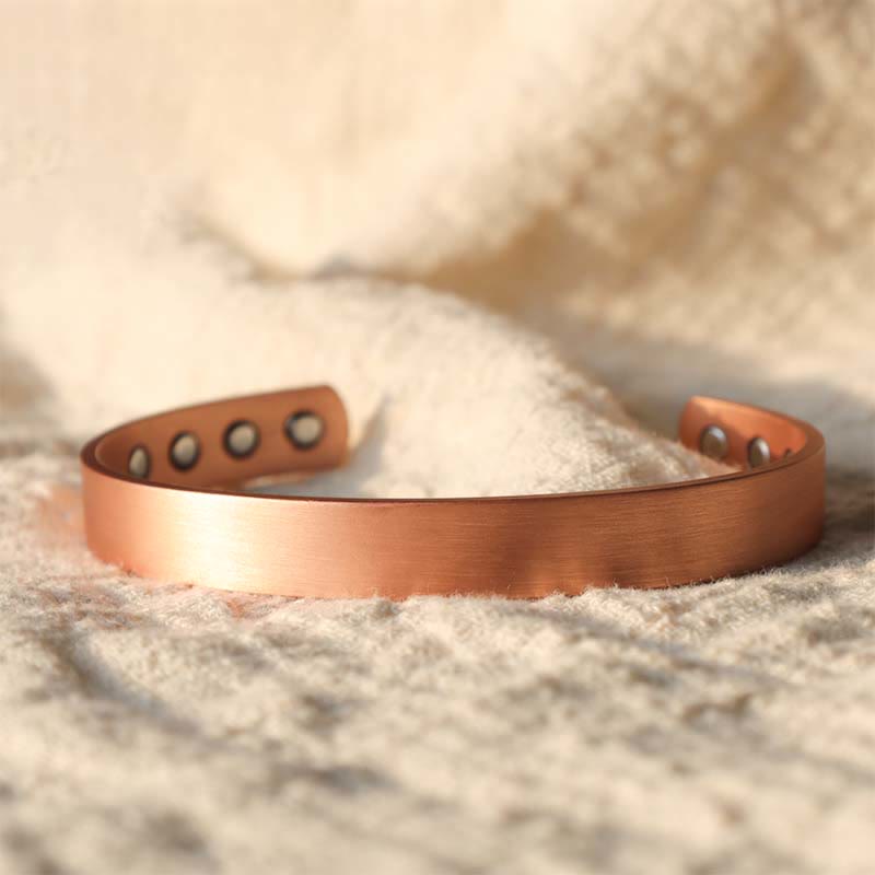 Copper Spiritual Bracelet Adjustable Magnetic Cuff for Healing