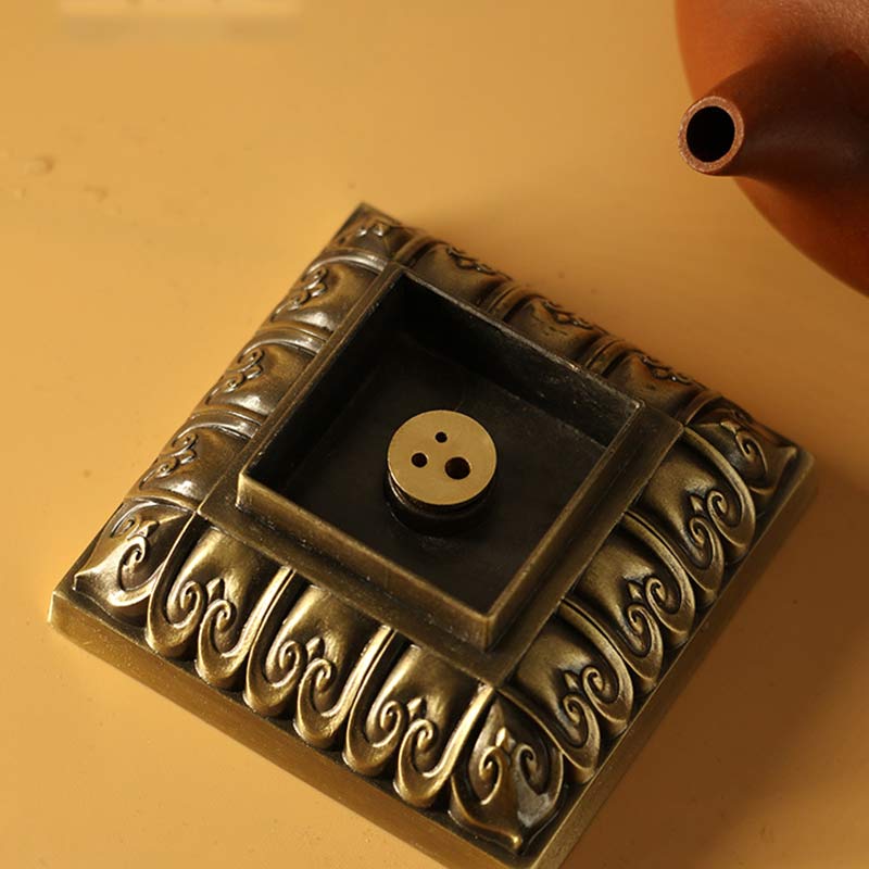 Heart Sutra Alloy Incense Burner for Spiritual Healing