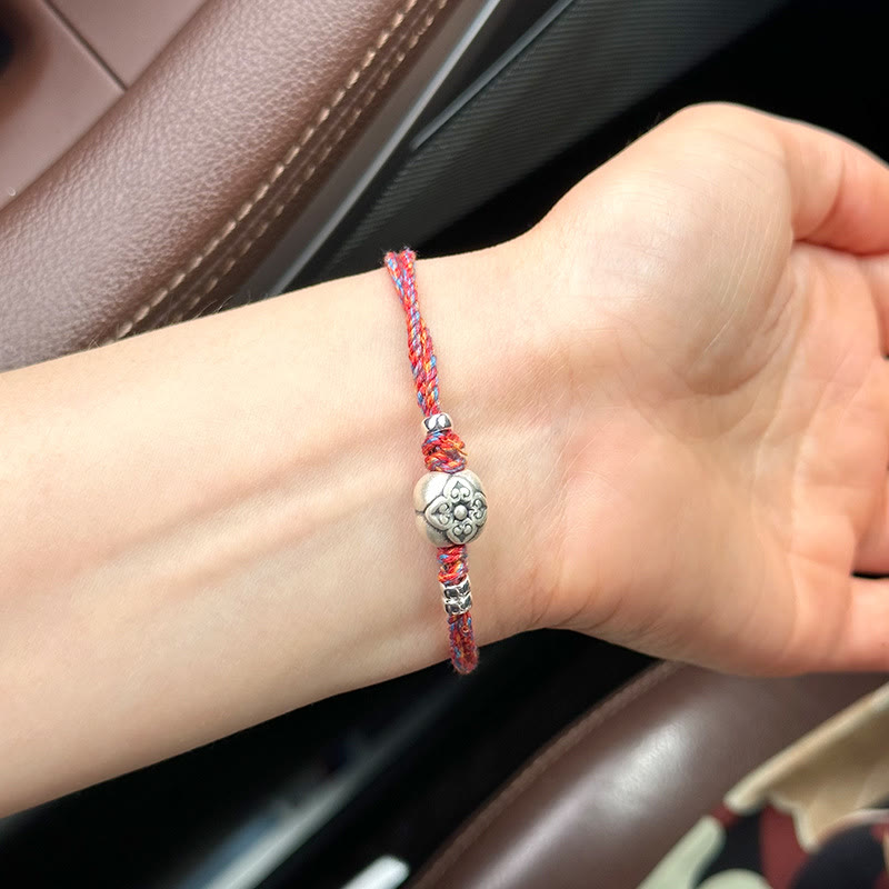 Sterling Silver Multicolored Luck Bracelet | Spiritual Protection