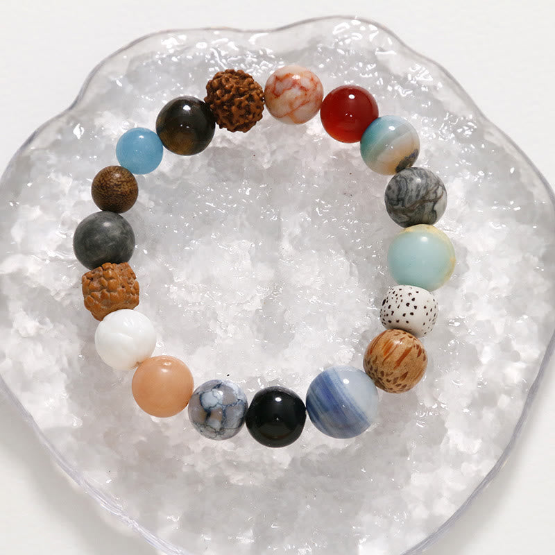 Natural Bodhi Seed Spiritual Bracelet for Protection & Wisdom