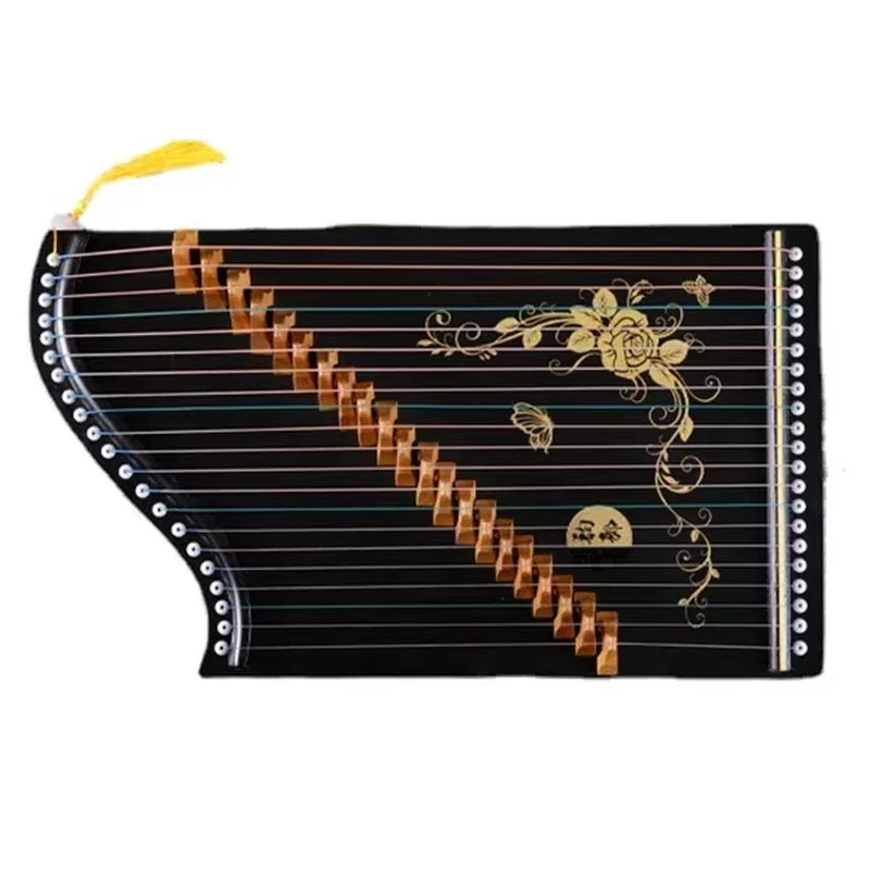 Portable 21 String Guzheng Chinese Traditional Wood Finger Practice Mini Guzheng Musical Instruments for Beginners Children Gift