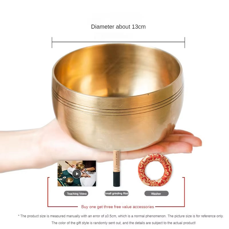 Nepal Singing Bowl Chakra Mindfulness Spiritual Tibetan Singing Bowls Meditation Yoga Buddhist Sound Healing Therapy Decorative