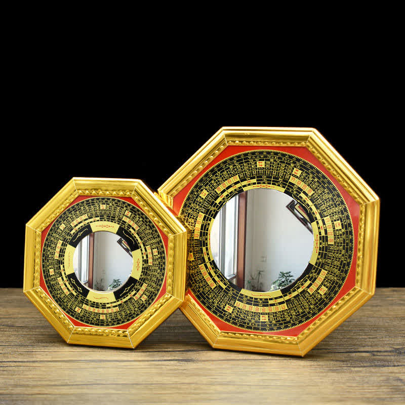 Bagua-Karte, Wandkunst, 21 cm, Feng Shui, Energie-Balance-Spiegel