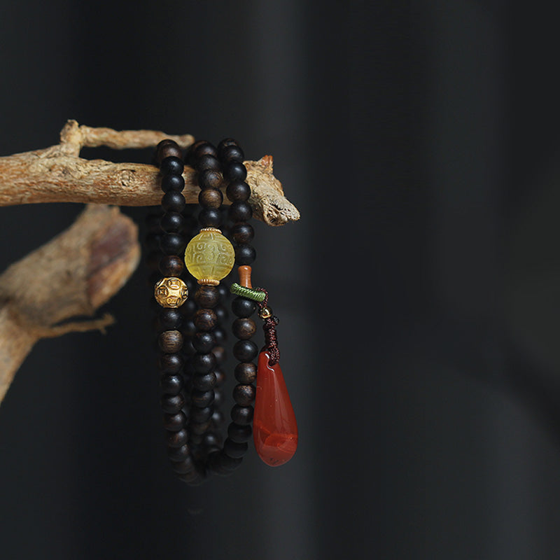 Balance Adlerholz Mala Armband | 5mm Meditationsperlen