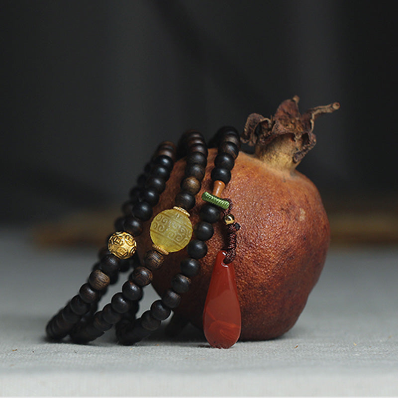 Balance Adlerholz Mala Armband | 5mm Meditationsperlen