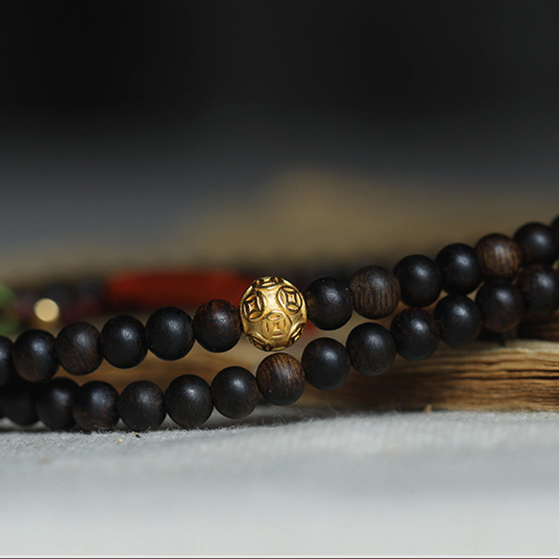 Balance Adlerholz Mala Armband | 5mm Meditationsperlen