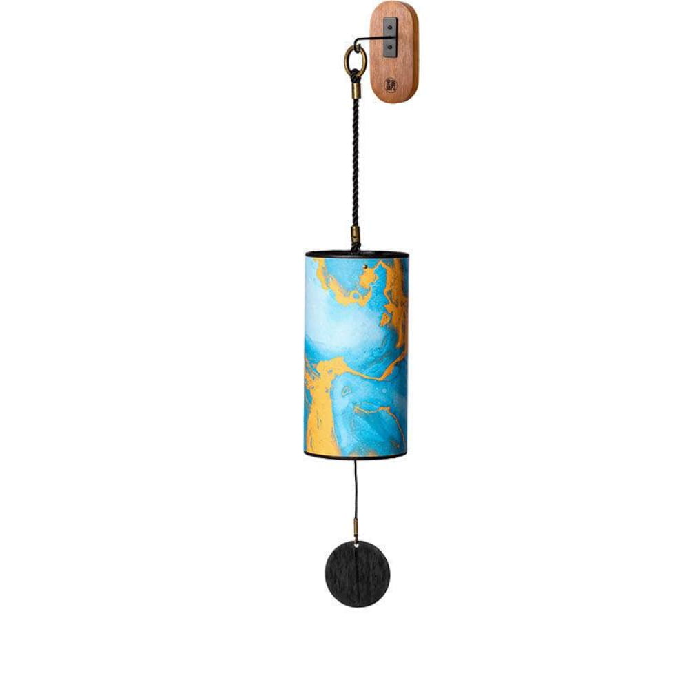 Bamboo 9-Tone Wind Chime: Dm B Em D Bm C Am Dm G Melodies - BLUE.9-3 (Energy Series) - Dm chord - D