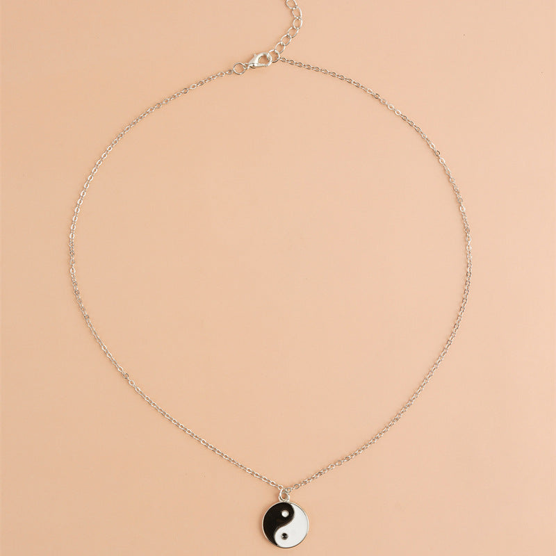 Unisex Yin Yang Necklace for Balance and Harmony Pendant