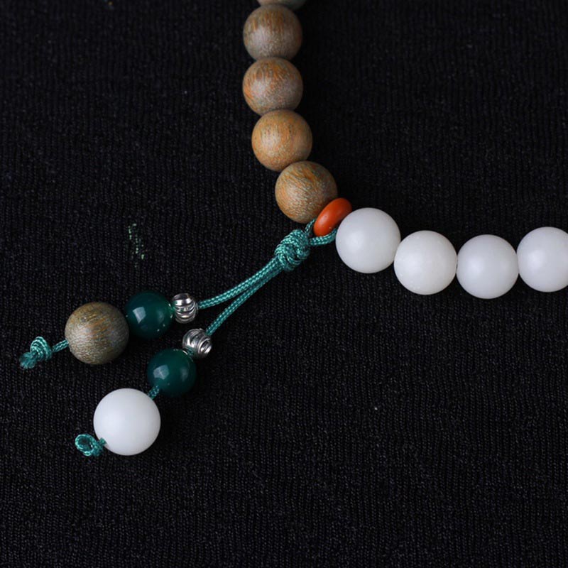 8mm Green Sandalwood Bodhi Seed Luck Bracelet