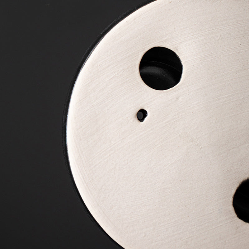 Yin Yang Ceramic Incense Holder for Zen Balance and Peace