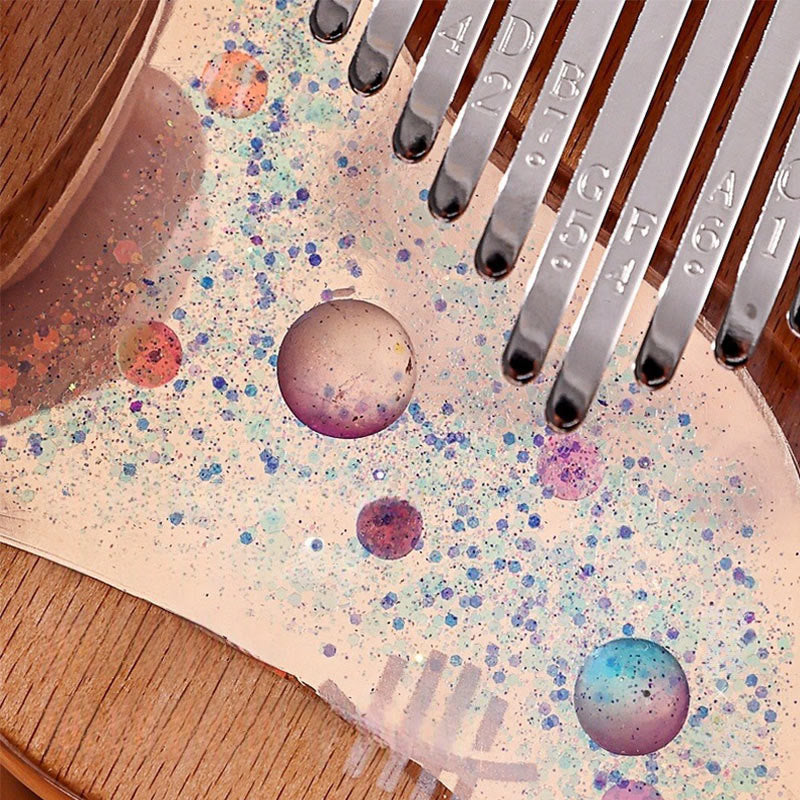 Kalimba-Daumenklavier mit 17 Tasten aus Buchenholz