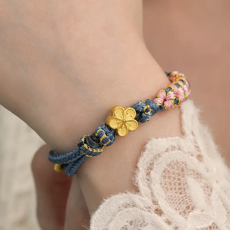 Copper Peach Blossom Wealth Bracelet for Balance