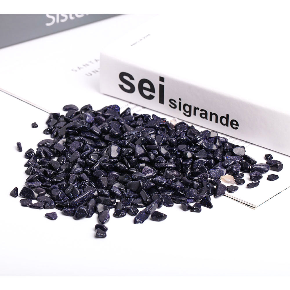 Blue Sandstone Raw Crystal Chips 5-9mm Soothing Energy