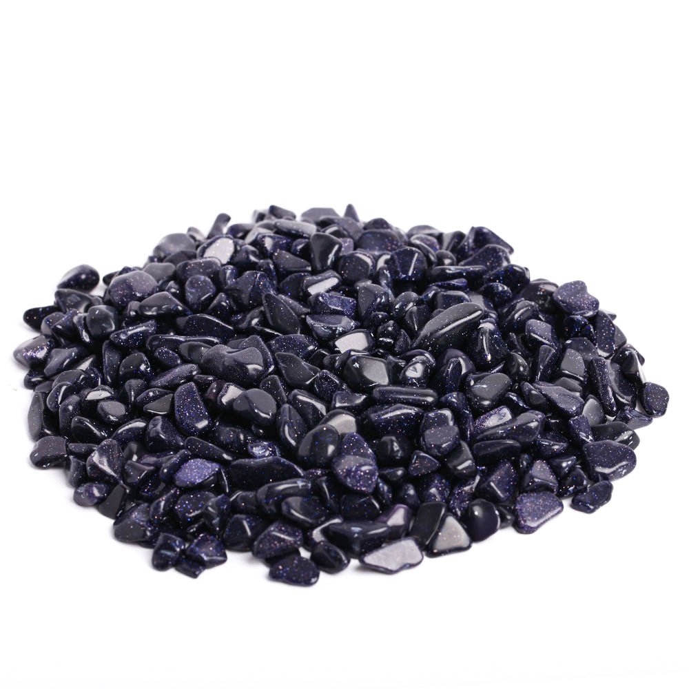 Blue Sandstone Raw Crystal Chips 5-9mm Soothing Energy