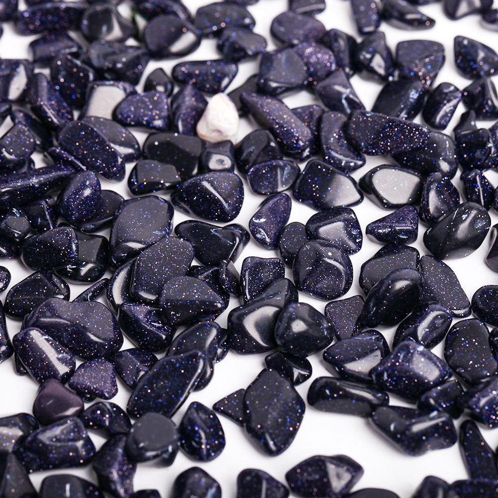 Blue Sandstone Raw Crystal Chips 5-9mm Soothing Energy