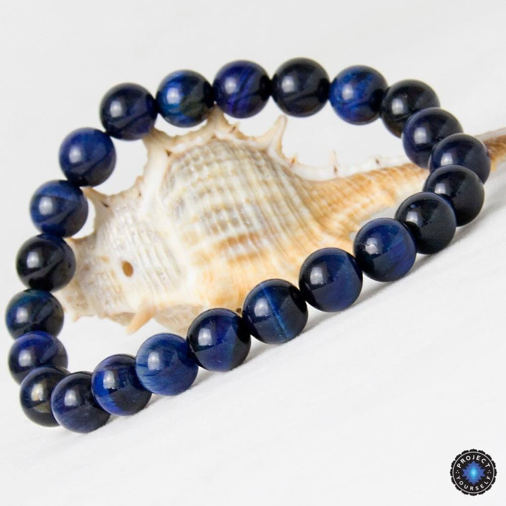 Blaues Tigerauge-Armband für Intuition und Schutz