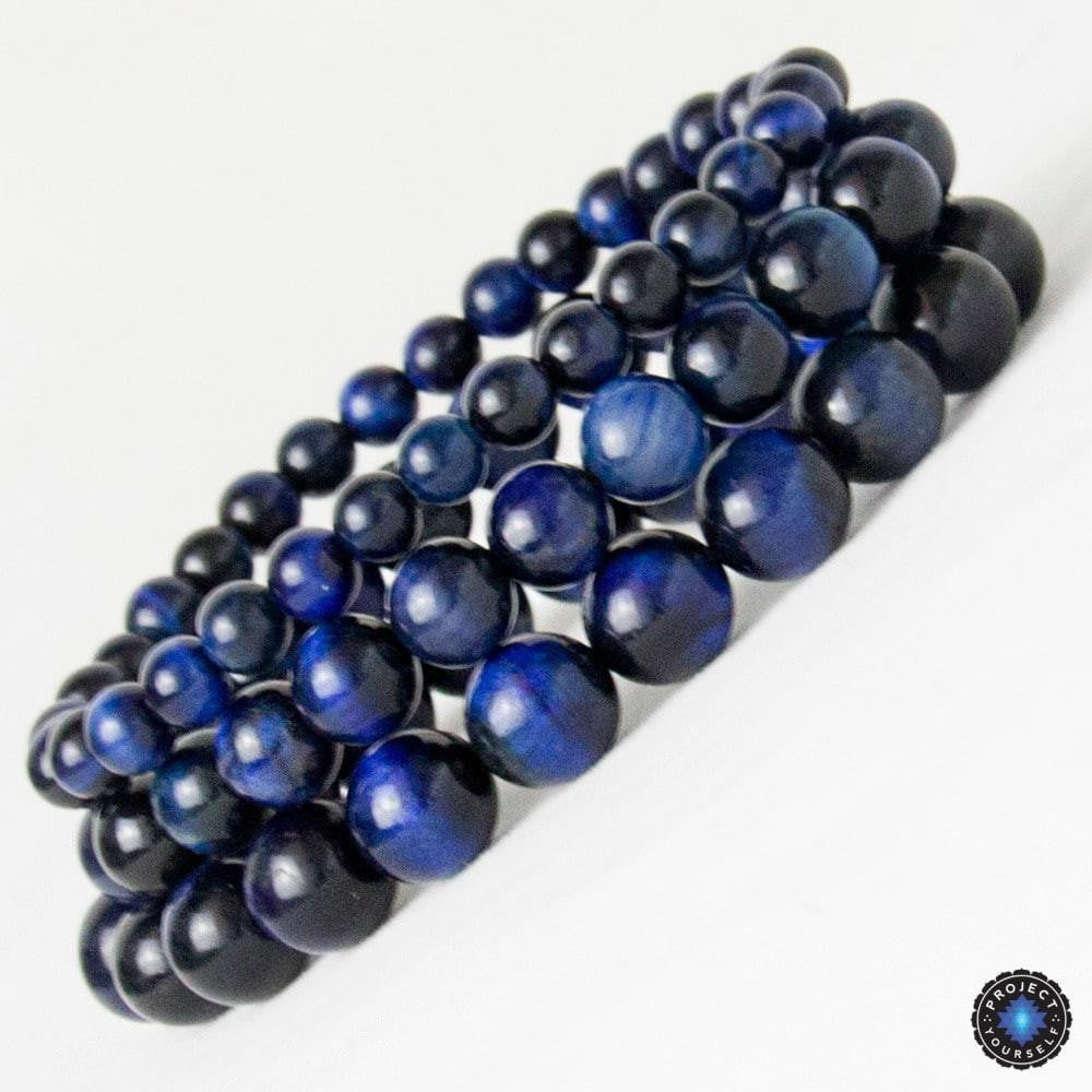 Blaues Tigerauge-Armband für Intuition und Schutz