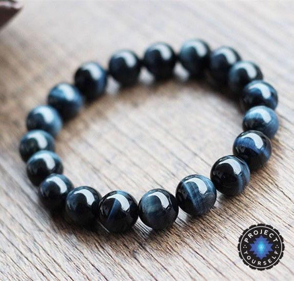 Blaues Tigerauge-Armband für Intuition und Schutz