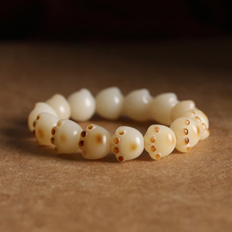 Bodhi Seed Cat Paw Lucky Cat Spirituelles Armband