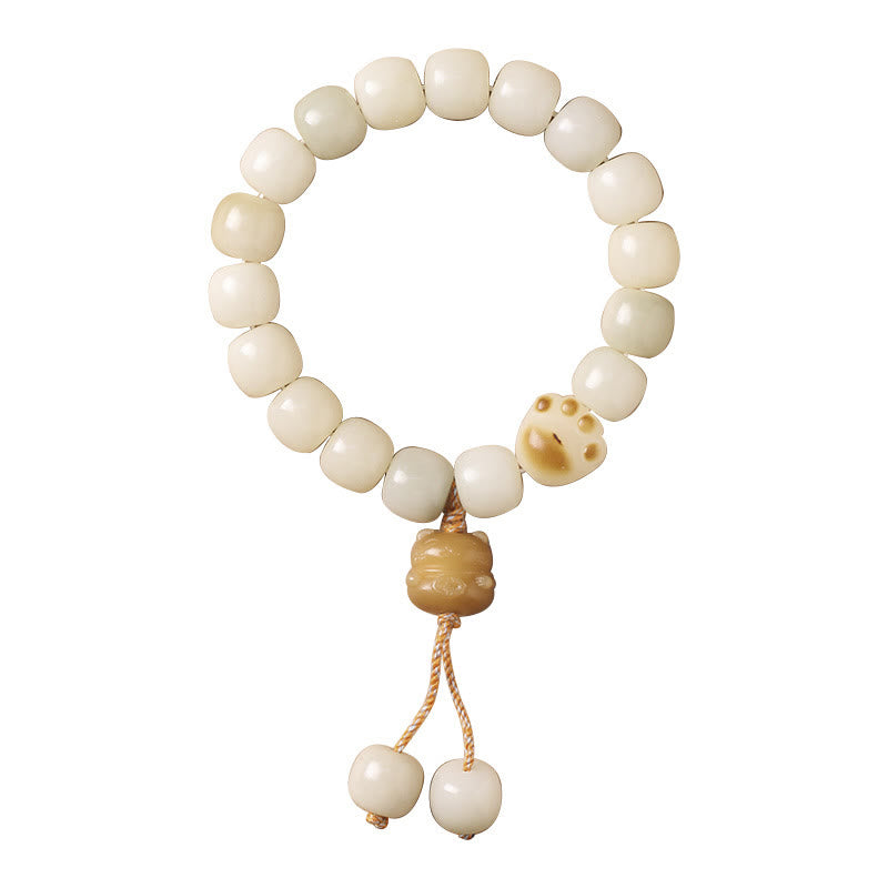 Bodhi Seed Glückskatze Friedensarmband für spirituelle Harmonie