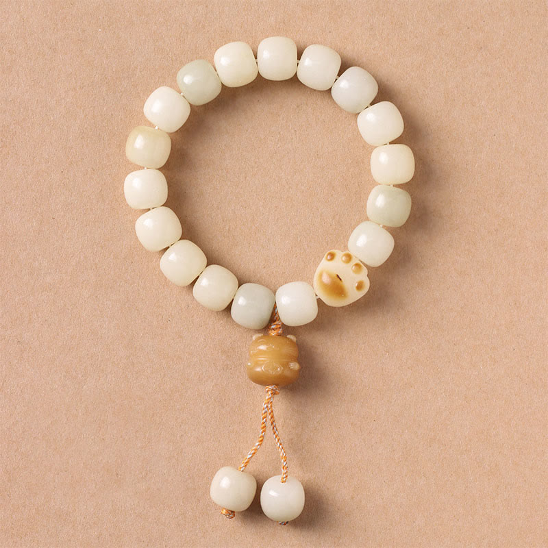 Bodhi Seed Glückskatze Friedensarmband für spirituelle Harmonie
