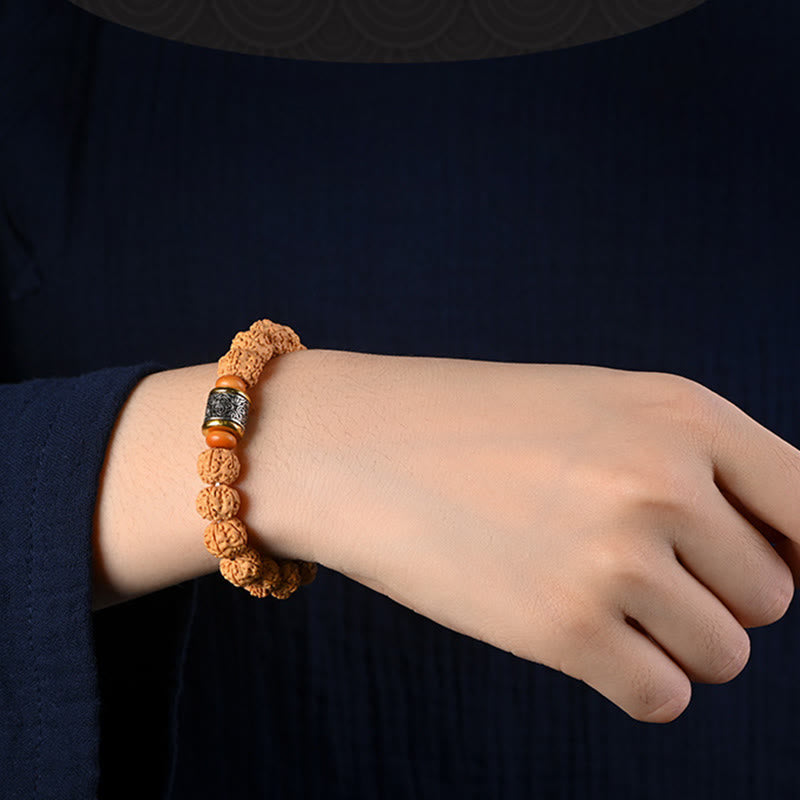 Spirituelles Armband mit Bodhi-Samen | Erleuchtung &amp; Reichtum