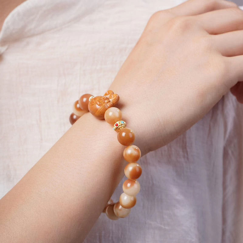 Bodhi Seed Wisdom Armband 12 mm für einen friedlichen Geist