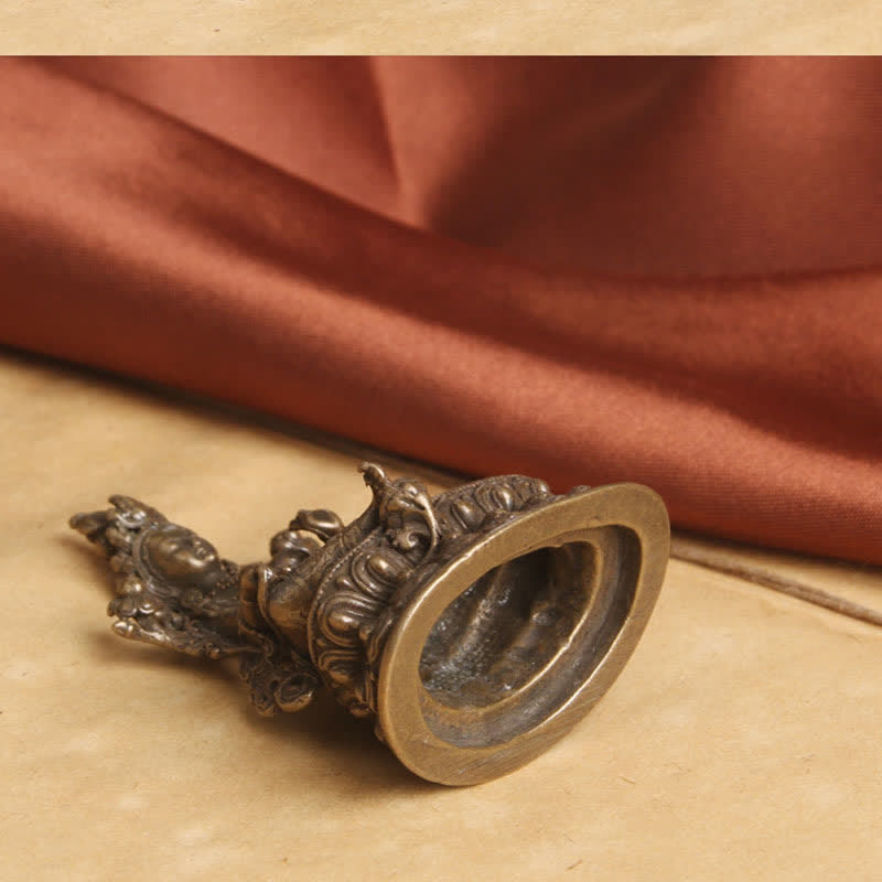 Bodhisattva Grüne Tara Kupferstatue 55,5 mm Ruhe Hoffnung