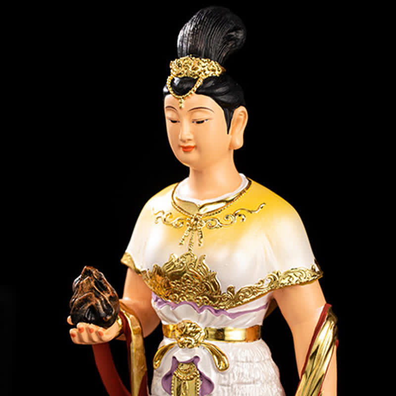 Bodhisattva Nuwa Buddha-Statue aus Kunstharz für den Schutz des Hauses