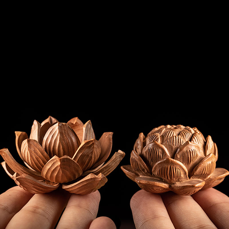 Buchsbaum Pfirsichholz Bodhi Samen Lotus Auto Hängender Charm