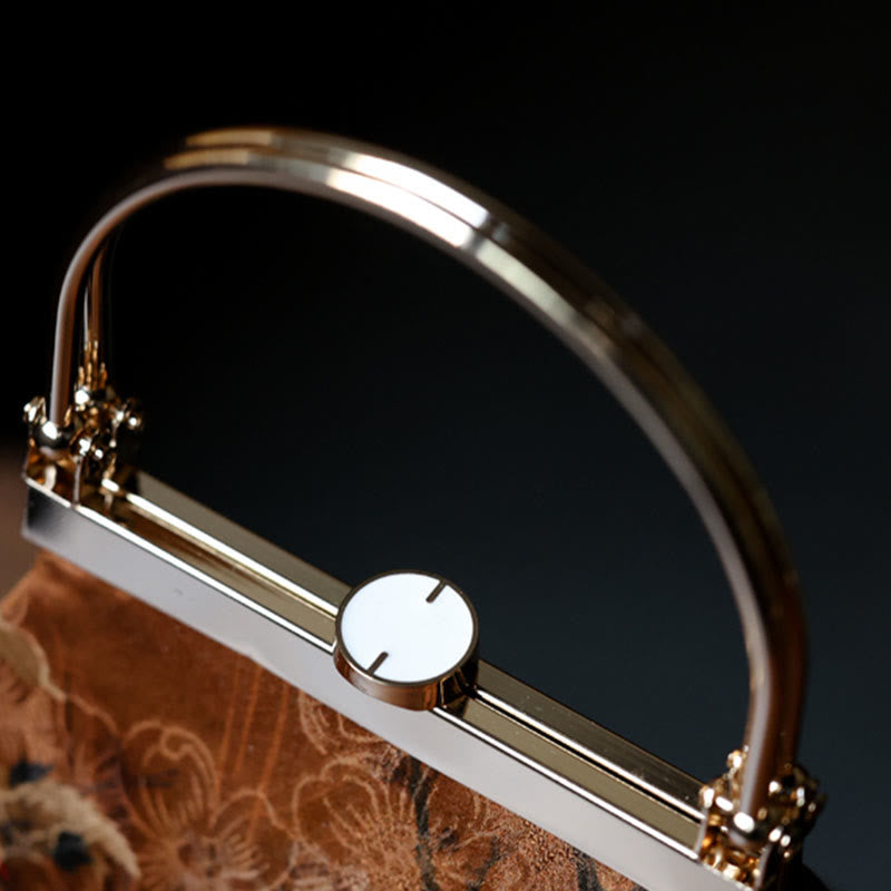 Braune Yogamatten-Tragetasche mit Metallgriff | Heilende Klänge