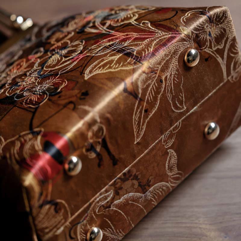 Braune Yogamatten-Tragetasche mit Metallgriff | Heilende Klänge