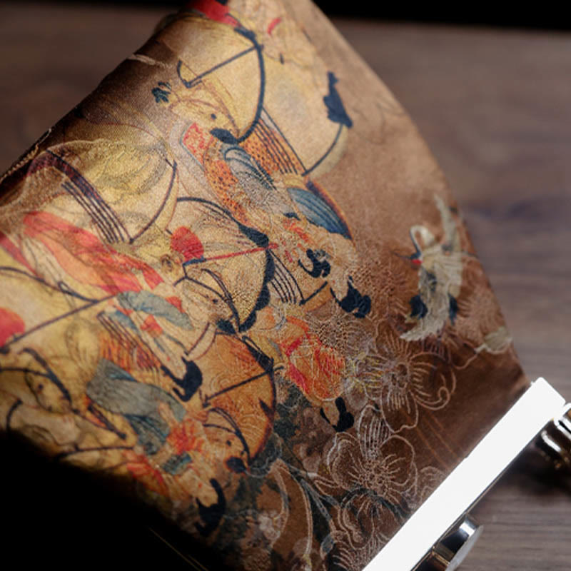 Braune Yogamatten-Tragetasche mit Metallgriff | Heilende Klänge