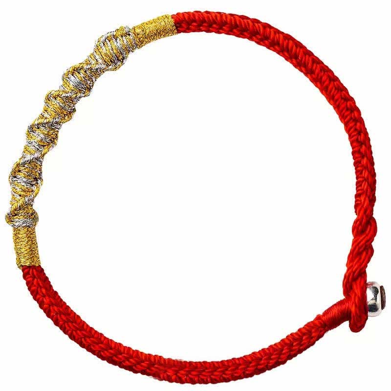 925 Sterling Silver Red String Protection Bracelet