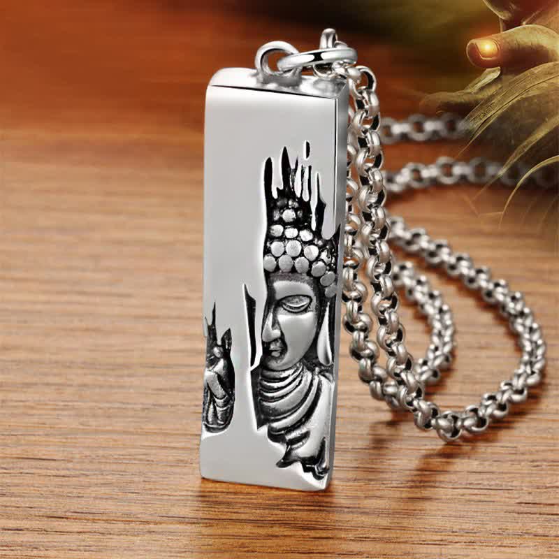 Tathagata Buddha Copper Necklace | Protection Amulet
