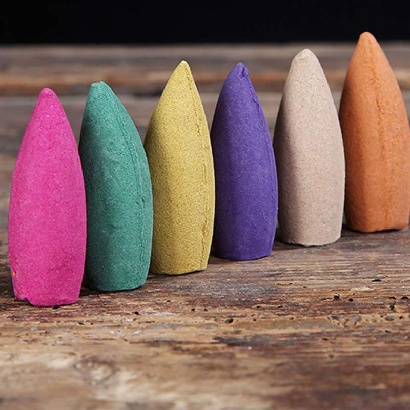 Tibetan Buddha Incense Burner with Purple Clay, Sandalwood | Meditation Decor