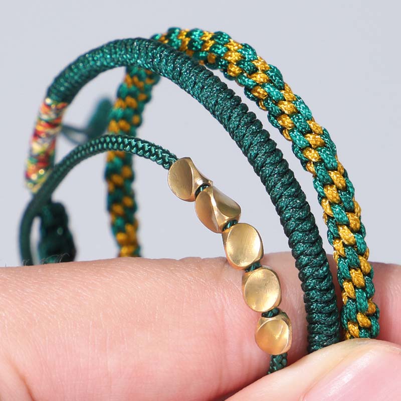 3 PCS Tibetan Copper Spiritual Protection Bracelet Set