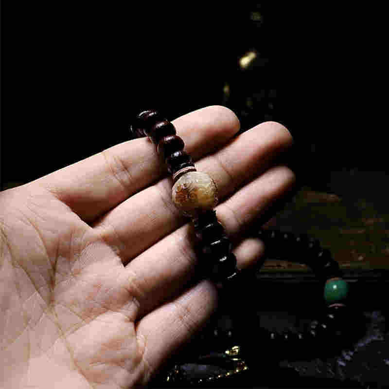 108 Perlen Bodhi Seed Mala Armband für Meditation &amp; Harmonie