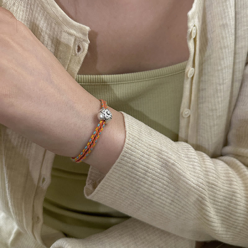 Sterling Silver Multicolored Luck Bracelet | Spiritual Protection