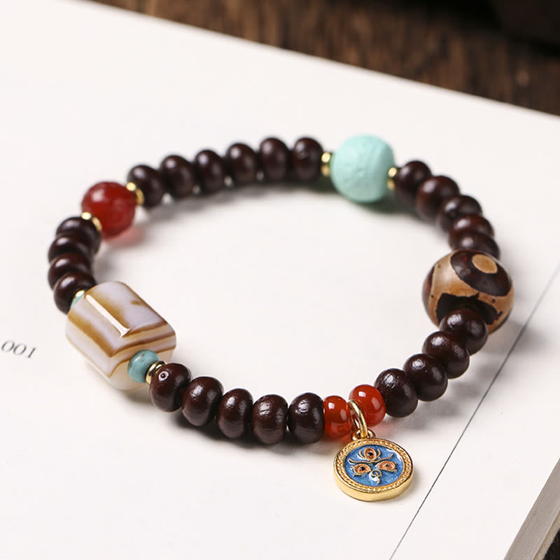 Purple Bodhi Seed Wisdom Bracelet | Spiritual Protection Bead