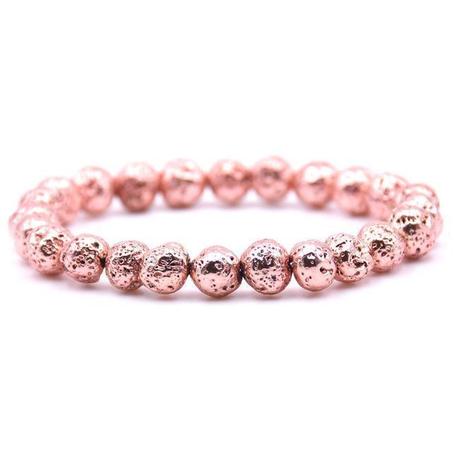 Beruhigendes Lavastein-Chakra-Armband