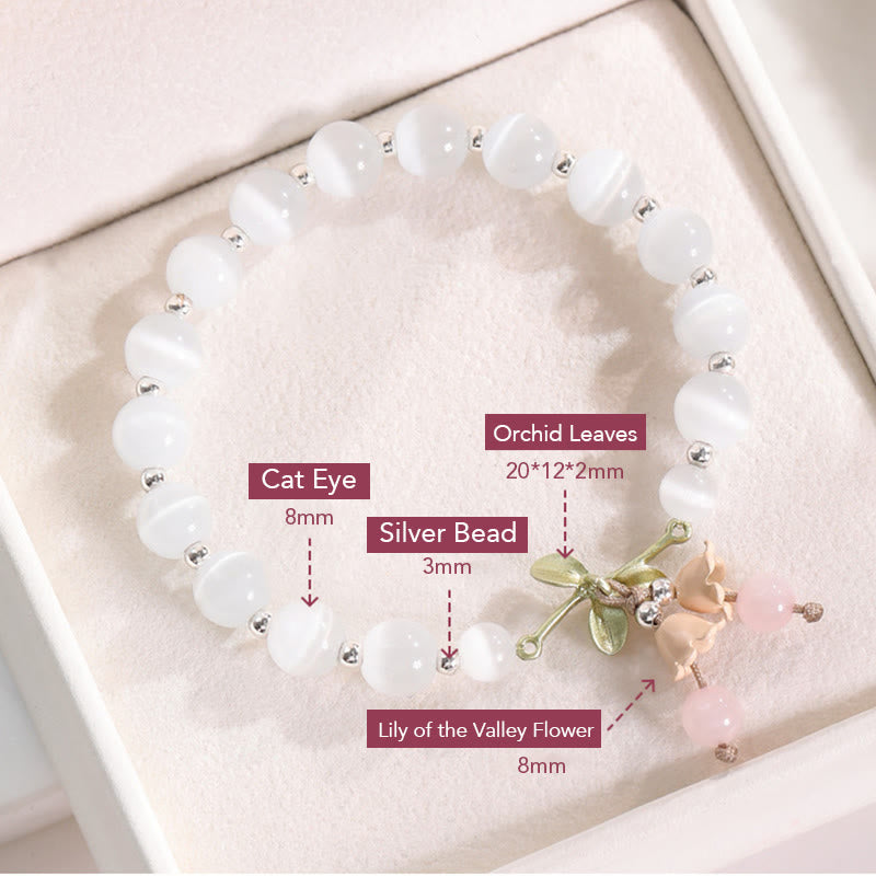 Katzenauge Grüner Aventurin Peace Charm Armband 8mm