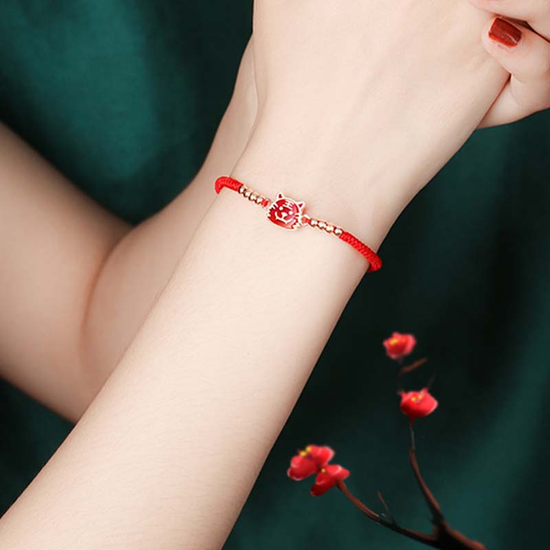 Unisex Red String Bracelet | 12 Chinese Zodiac Protection Charm