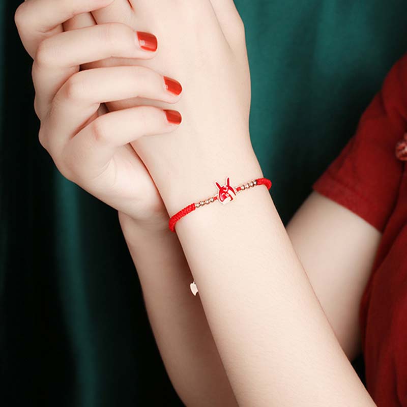 Unisex Red String Bracelet | 12 Chinese Zodiac Protection Charm