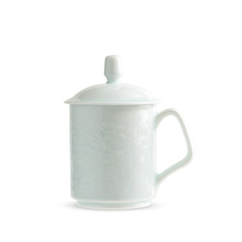 Great Wall Jingdezhen Porcelain Teacup 400ml Office Mug
