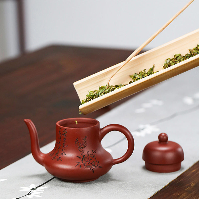 Vintage Purple Clay Kung Fu Teapot 130ml Zen Decor