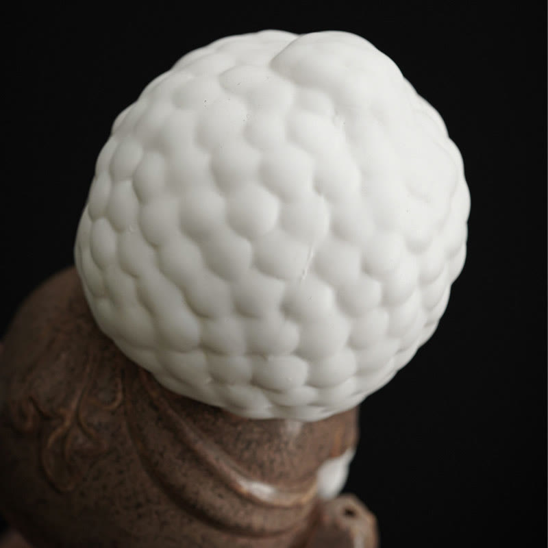 Räuchergefäß aus Keramik mit Buddha-Motiv | Sitzend, stehend und liegend, 7 cm