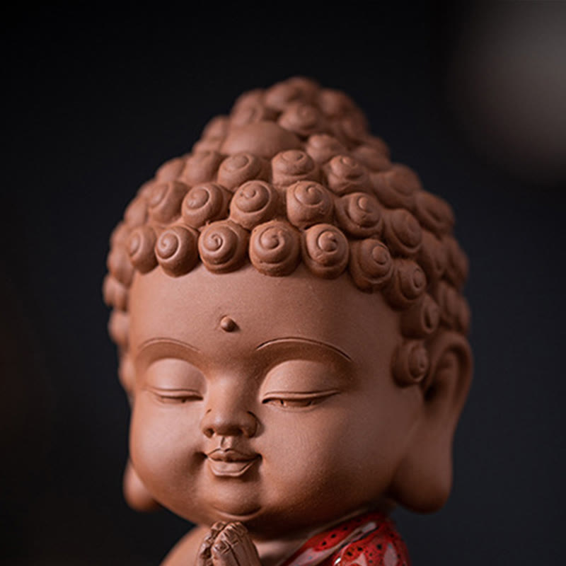 Keramik-Buddha-Statuen-Set | Mini Gautama &amp; Bodhisattvas