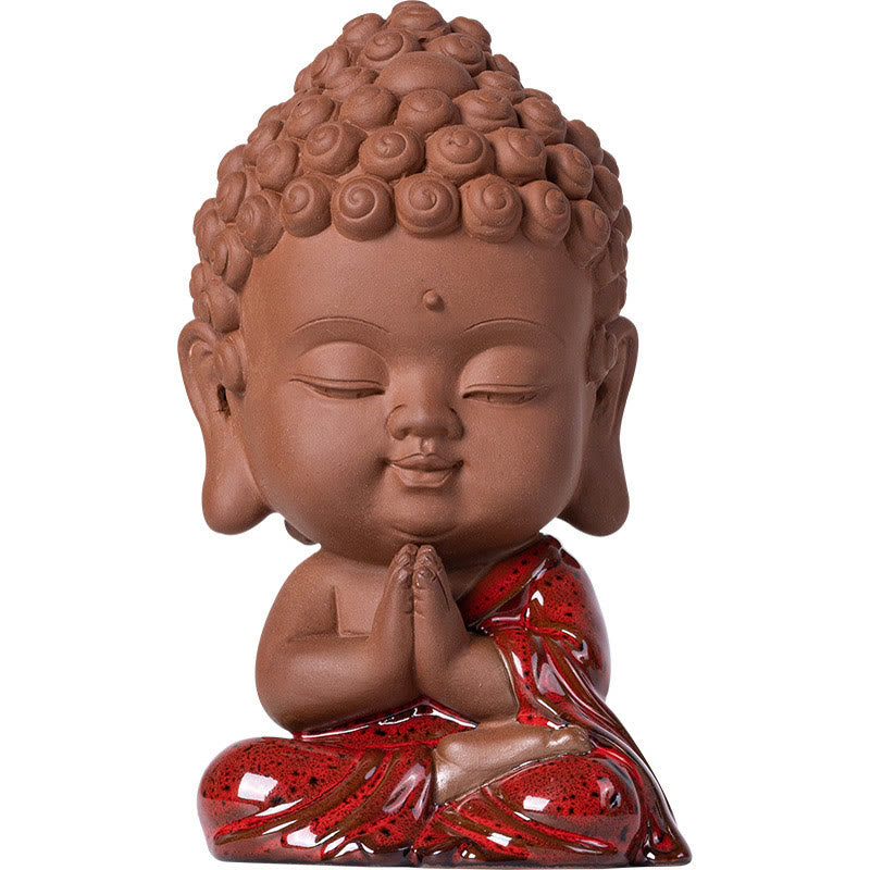 Keramik-Buddha-Statuen-Set | Mini Gautama &amp; Bodhisattvas